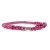 3-fach verstellbare Lederleine aus Fettleder für kleine Hunde | Pink Berry