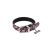 Wouapy Hundehalsband PetMini 15 mm x 35 cm Schwarz Geblümt